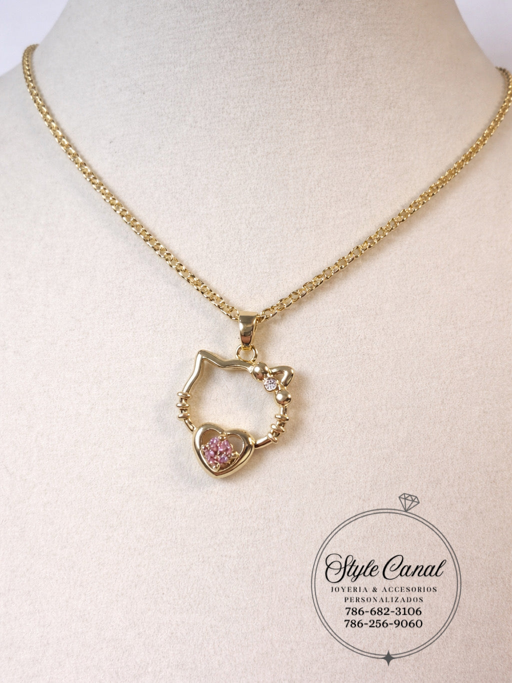 Cadena con dijen para nina